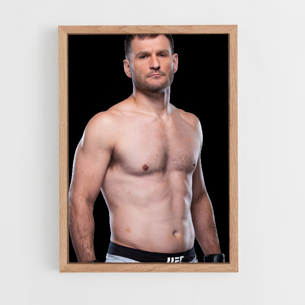 Poster Le Champion de l'Octogone – affiche MMA (vue 4)